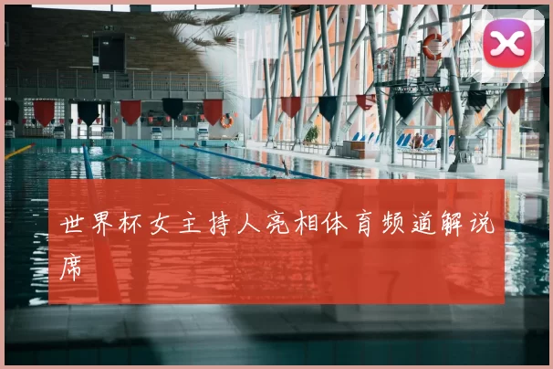 世界杯女主持人亮相体育频道解说席