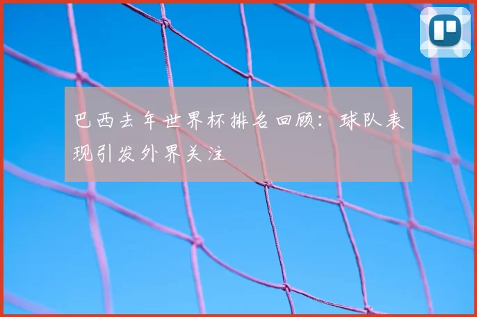 巴西去年世界杯排名回顾：球队表现引发外界关注